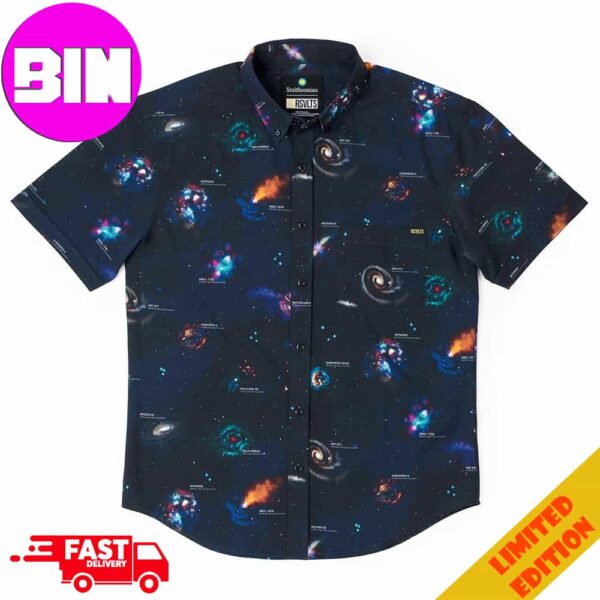 Smithsonian Air And Space The Cosmos RSVLTS Summer Hawaiian Shirt