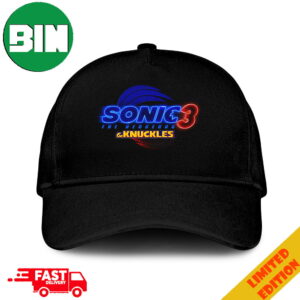 Sonic 3 The Hedgehog And Knuckles Logo Classic Hat-Cap Snapback
