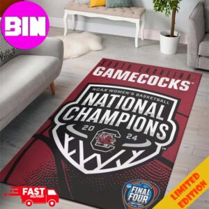 South Carolina Gamecocks 2024 NCAA Women’s Basketball National Champions Home Decor Rug Carpet