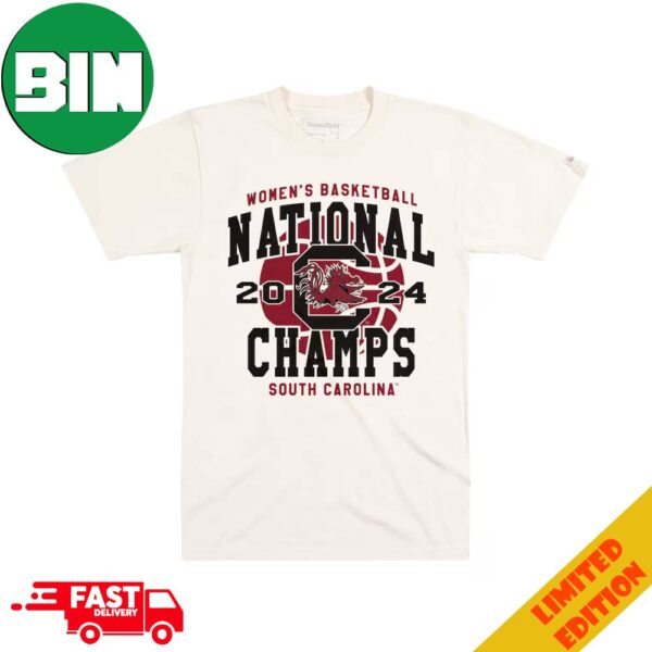 South Carolina Gamecocks Homefield 2024 NCAA Women’s Basketball National Champions T-Shirt