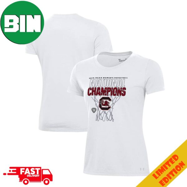 South Carolina Gamecocks Under Armour Women’s 2024 NCAA Women’s Basketball National Champions T-Shirt