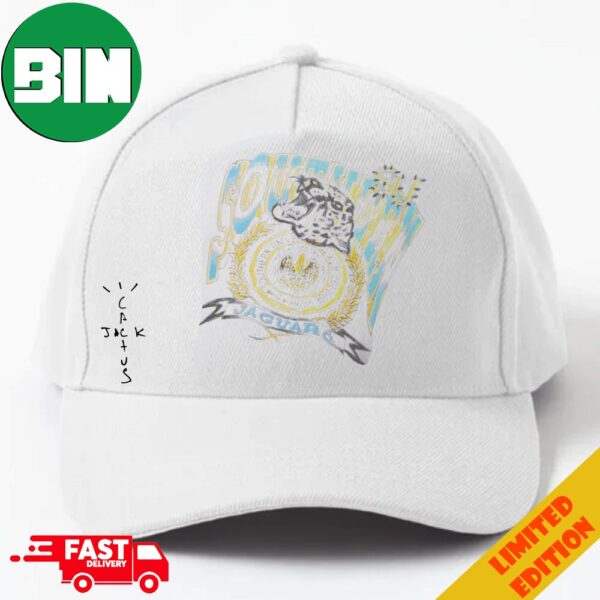 Southern University Jaguars Cactus Jack Goes Back To College Travis Scott x Fanatics x Mitchell And Ness With NCAA March Madness 2024 Classic Hat-Cap