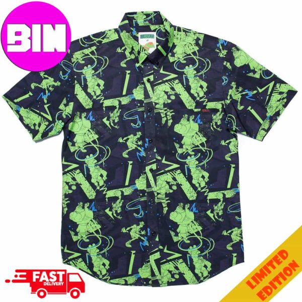 Space Jam The Mean Green Team RSVLTS Summer Hawaiian Shirt