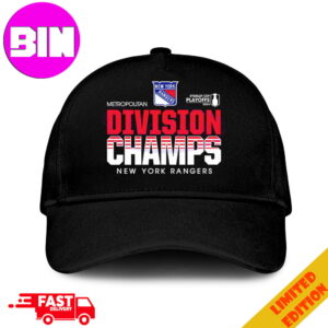 Stanley Cup Playoffs 2024 New York Rangers Metropolitan Division Champs Logo Classic Hat-Cap Snapback