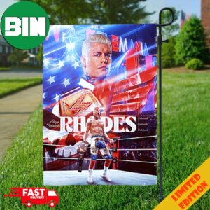 Story Finished Cody Rhodes Is New Undisputed WWE Universal Champion WrestleMania 40 2024 Garden Flag