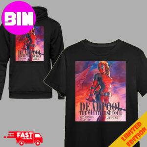 Taylor Swift As Lady Deadpool The Multiverse Tour 2024 Funny x Deadpool 3 T-Shirt Hoodie