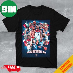 The 2024 Usa Men’s National Team Usa Basketball Merchandise T-Shirt Hoodie