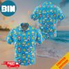 Toad Pattern Super Mario Button Up Hawaiian Shirt