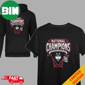 UConn Huskies 2024 NCAA Men’s Basketball National Champions Logo T-Shirt Hoodie