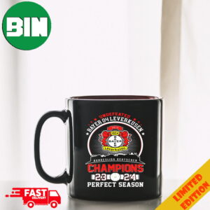 Undefeated 29-0 Bayer Leverkusen Bundesliga Champions 2024 Perfect Season Ceramic Mug