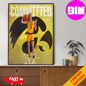 University Of Iowa Women’s Basketball Committed Welcome Lucy Olsen Home Decor Poster Canvas