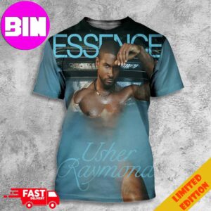 Usher Raymond Essence The Men’s Issue Cover Magazine All Over Print Unisex T-Shirt