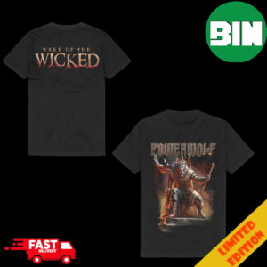 Wake Up The Wicked Cover Powerwolf Merch Music Two Sides T-Shirt