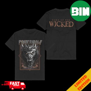 Wake Up The Wicked Powerwolf New Version Merchandise Two Sides T-Shirt