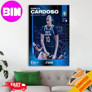 Welcome To The Skytown Kamilla Cardoso 3rd Pick Of The 2024 WNBA Draft South Carolina Center Home Decor Poster Canvas