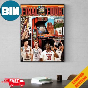 We’re All Set For Phoenix NCAA March Madness Men’s Basketball Final Four All Team Poster Canvas
