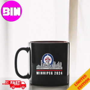 Winnipeg Jets 2024 Skyline Name Members Ceramic Mug