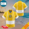 Yellow Ranger Mighty Morphin Power Rangers Button Up Hawaiian Shirt