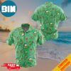 Yoshi Super Mario Bros Button Up Hawaiian Shirt