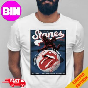 Hackney Diamonds The Rolling Stones Tour 24 May 7 2024 State Farm Stadium Glendale AZ Merchandise T-Shirt