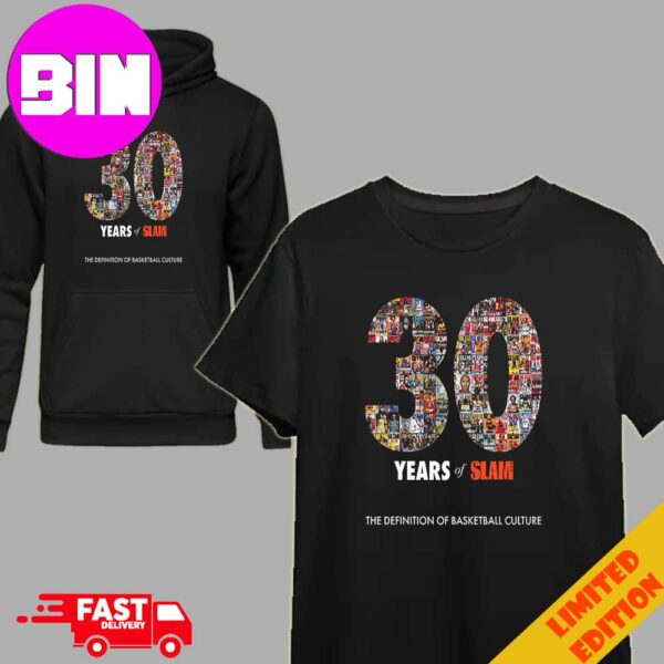 30 Years Of SLAM The Definition Of Basketball Culture T-Shirt Hoodie