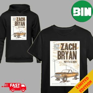 The Quittin Time Tour Zach Bryan May 5th And 6th 2024 Bon Secours Wellness Arena Green Ville SC T-Shirt