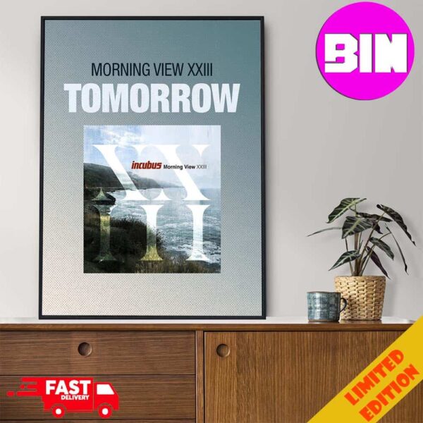 Album Morning View XXIII By Incubus Release On May 10th 2024 Home Decor Poster Canvas