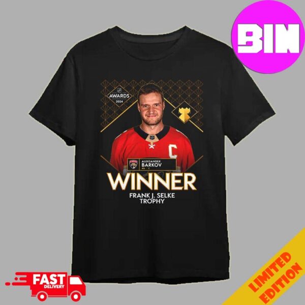 Aleksander Barkov Is The Winner Of The Frank J. Selke Trophy NHL Awards 2024 Unisex T-Shirt