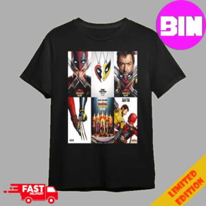 All Poster Deadpool And Wolverine Film Official Release On July 2024 Unisex Essentials T-Shirt