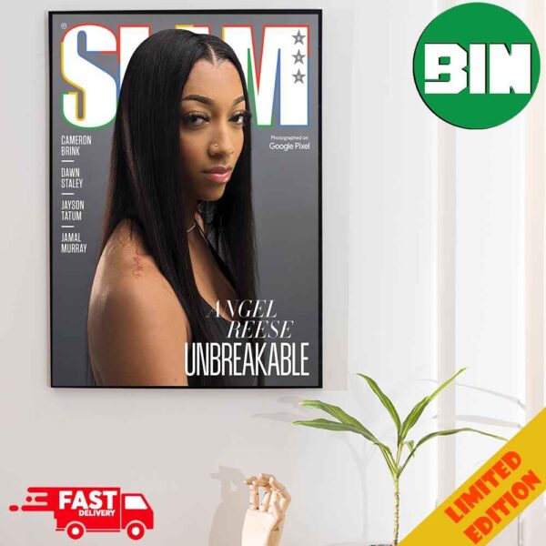 Angel Reese Unbreakable Cover Of Slam Cover Magazine Poster Canvas
