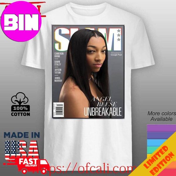 Angel Reese Unbreakable On The Slam 250 Magazine Latest Cover Issue Poster T-Shirt