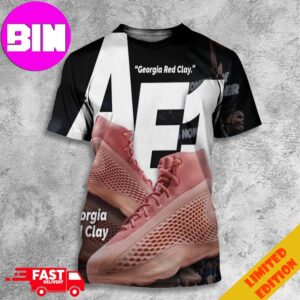 Anthony Edwards Dunking In The Adidas AE 1 Georgia Red Clay All Over Print Unisex T-Shirt
