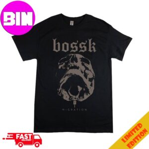 BOSSK Band Album Migration Skull Front Unisex T-Shirt