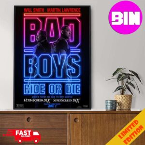 Bad Boys Ride Or Die New Poster Movie Releasing In Theaters On June 7 Home Decor Poster Canvas