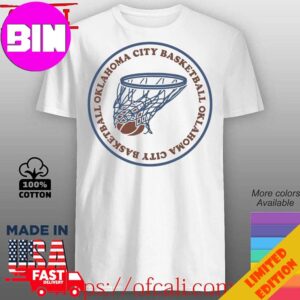 Basketball Net OKC Thunder Logo Vintage 2024 T-Shirt