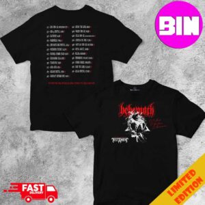 Behemoth Europe Tour 2024 With Testament Schedule List Date Two Sides Unisex Essentials T-Shirt