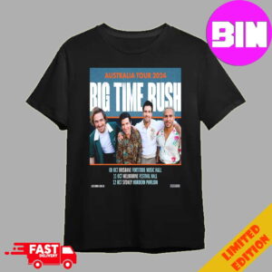 Big Time Rush Australia Tour 2024 Schedule List Date Unisex Essentials T-Shirt