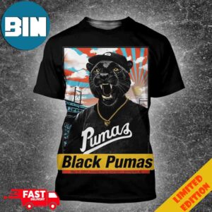 Black Pumas May 11 2024 Avondale Brewing Company Birmingham Al The Great Posters Incredible Unisex 3D T-Shirt