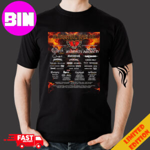 Bloodstock Open Air By The Fans For The Fans Festival 2024 Full Lineup T-Shirt