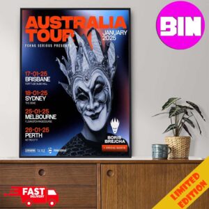 Boris Brejcha Australia Tour Fckng Serious Presents On January 2025 Schedule List Date Home Decor Poster Canvas