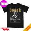 BOSSK Band UK Audio Noir Album Hoodie Unisex T-Shirt Two Sides