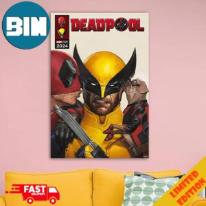Brand-new Promotional Comic Artwork For Deadpool And Wolverine Deadpool 3 Marvel Studios Home Decorations Poster Canvas