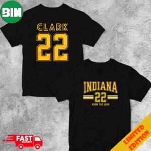 Caitlin Clark Number 22 Indiana Fever From The Logo Two Sides T-Shirt