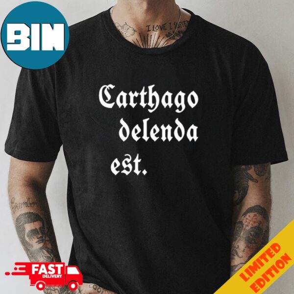 Carthago Delenda Est Mark Zuckerberg Unisex T-Shirt