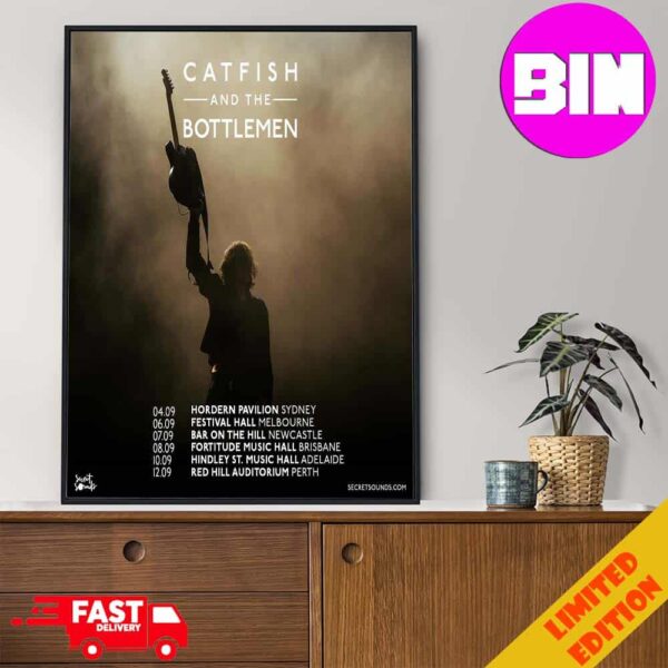 Catfish And The Bottlemen Tour 2024 Schedule List Date Home Decor Poster Canvas