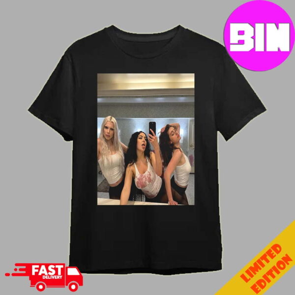 Charli XCX And Rachel Sennott And Julia Fox In New Photo Together Unisex Essentials T-Shirt