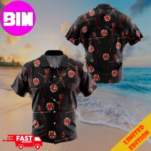 Chibi Darth Maul Pattern Star Wars Pattern Button Up ANIMEAPE Hawaiian Shirt