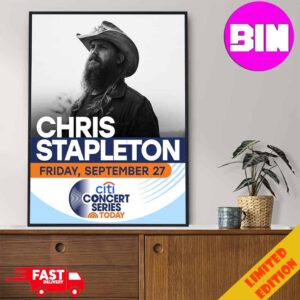 Citi Concert Series Of Chris Stapleton On NBC September 27 Home Decor Poster Canvas