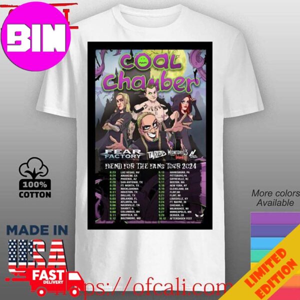 Coal Chamber Show 2024 Poster T-Shirt