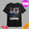 Congratulations Dallas Mavericks NBA Finals 2024 Champions Western Conference Locker Room With Luka Doncic And Kyrie Irving Unisex Essentials Shirt